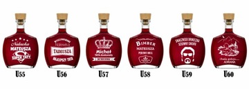 Графин с гравировкой и 2 бокала для виски ЛИКЕР, ВИСКИ, ВОДКА