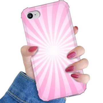 Etui ANTI-SHOCK do IPHONE 7 Kolorowe Pastel Wzory
