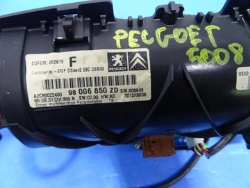 DISPLEJ NAVIGACE PEUGEOT 5008 98006850ZD