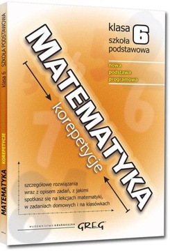 MATEMATYKA KOREPETYCJE SZKOŁA PODSTAWOWA KLASA 6