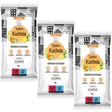 LUBA COMFORT ściereczki czyszczące KUCHNIA 3x32