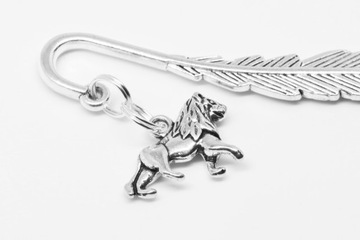 ZAKŁADKA DO KSIĄŻKI lew kot DŻUNGLA