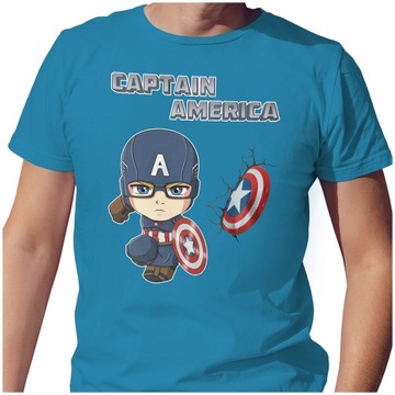 KOSZULKA T-SHIRT CAPTAIN AMERICA MARVEL L JAKOŚĆ