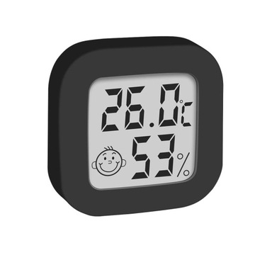 CYFROWY TERMOMETR HIGROMETR POKOJOWA STACJA POGODY POGODOWA Z WYŚWIETLACZEM