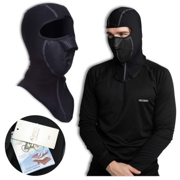 Kominiarka z MEMBRANĄ ocieplana narciarska L XL