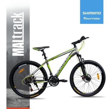 ГОРНЫЙ ВЕЛОСИПЕД SHIMANO MTB 26, 21 ПЕРЕДАЧА, 2 диска SHIMANO, РАМА 18 ДЮЙМОВ, КОЛЕСА 26 ДЮЙМОВ