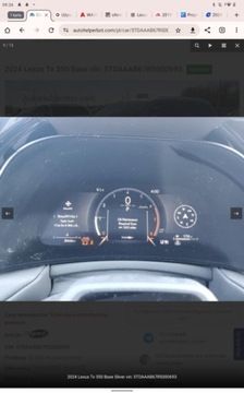 Lexus 2024 Lexus Inny 2024 LEXUS TX 350 BASE 2.4 Benzyna 275KM, zdjęcie 11