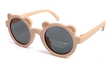 Okulary Przeciwsłoneczne dla Dzieci Polaryzacyjne Uszy Miś 2-8 LAT UV400
