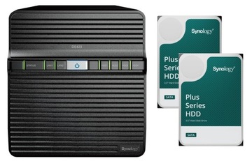 Synology DS423 2GB + 2x 12TB Synology Plus HAT3310
