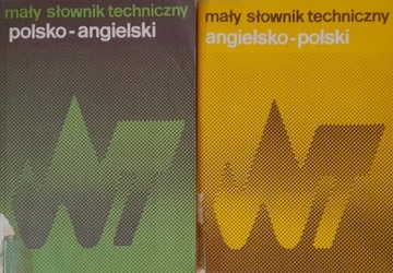 Mały słownik techniczny angielsko-polski 2 tomy