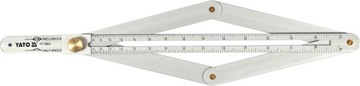 KĄTOMIERZ ALUMINIOWY STOLARSKI 36cm BLOKADA ŚRUBĄ