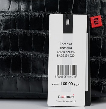 СТЕГАНАЯ СУМКА MESSAGE, ЧЕРНАЯ MONNARI