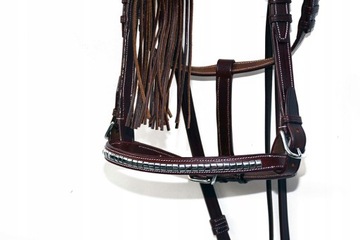 ИСПАНСКАЯ КОЖАНАЯ УЗДЕЧКА + РАЗМЕР ПОРОЖЕЙ. Полный