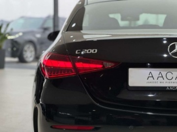 Mercedes Klasa C W206 Limuzyna 1.5 200 204KM 2022 Mercedes-Benz Klasa C AMG Line Kamera 360 Ambiente CarPlayAndroid Auto, zdjęcie 37