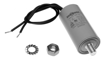 Kondensator rozruchowy do silnika 2uF/450V z kablami 20cm