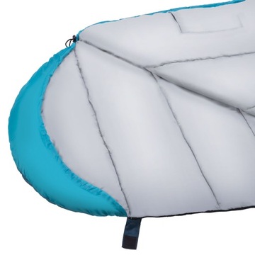 БОЛЬШОЙ ТУРИСТИЧЕСКИЙ СПАЛЬНЫЙ МЕШОК 220см ТЕПЛЫЙ СВЕТ МУМИЯ С КАПЮШОНОМ