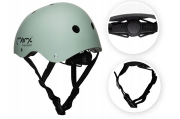 MOMI MIMI ДЕТСКИЙ ЗАЩИТНЫЙ ШЛЕМ ВЕЛОСИПЕД ЗЕЛЕНЫЙ