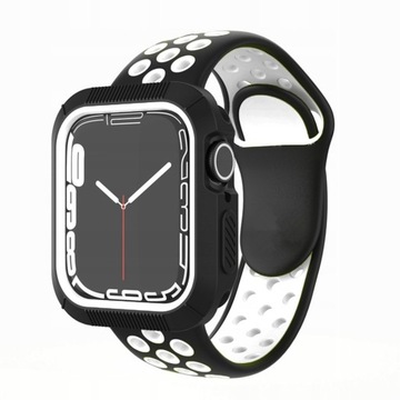 PASEK DO APPLE WATCH + ETUI OCHRONNE 2w1 RAMKA (9 8 7 ) 45 mm ZESTAW