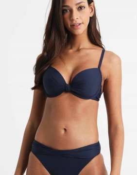 S.OLIVER GÓRA OD BIKINI GRANATOWA BASIC 34B RRQ