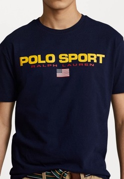 T-shirt męski POLO SPORT RALPH LAUREN granatowy M