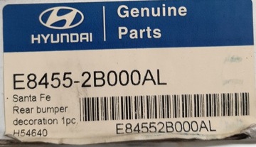 DEKORACE OSOBNÍ STRÁŽCE ZADNÍHO NÁRAZNÍKU SANTA FE 2006-