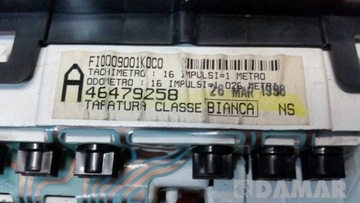 46479258 PŘÍSTROJOVÁ DESKA BUDÍKY FIAT BRAVO 1.6 172218KM 99
