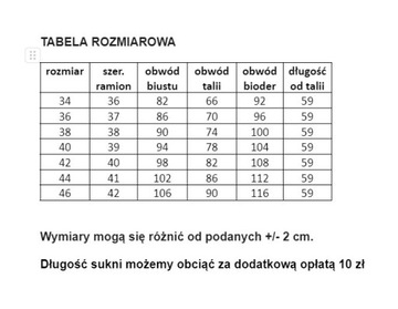 SUKIENKA KRÓTKA Z ROZCIĘCIEM NA PLECACH r. 38