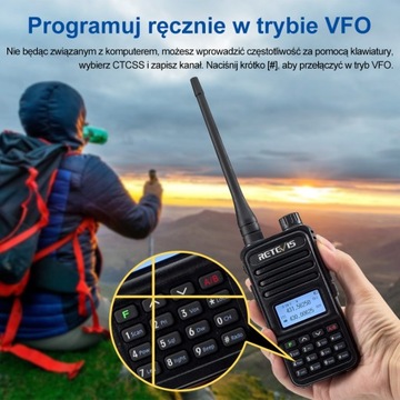Радиостанция Retevis RT85 с 32 каналами PMR