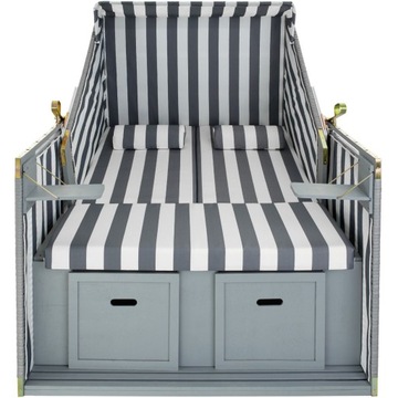 САДОВАЯ ПЛЯЖНАЯ КОРЗИНА с крышкой