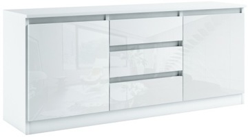 023-020 KOMODA B2d3s/150cm - BIAŁY / POŁYSK