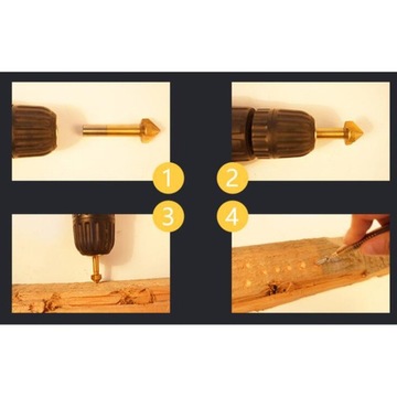 Flute 90°Countersink Drill Bits 20.5mm Titanize N