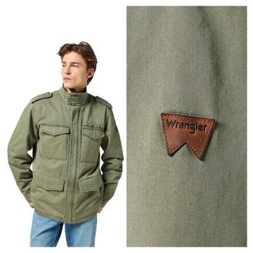 Wrangler FIELD JACKET DUSTY L Męska kurtka zimowa