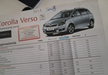 Toyota Corolla Verso AR10 2.2 D-4D 136KM 2008 Toyota Corolla Verso Corolla Verso 2.2 D4D Premium 7os. salon PL 1 wlasc, zdjęcie 26