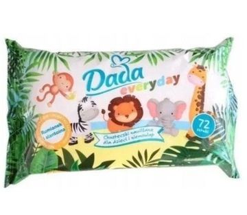DADA Chusteczki nawilżane Everyday 1 x 72szt