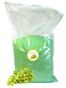 Cukier 5kg Zielony Winogrono Winogronowy Do Waty Cukrowej Smakowy Suchy