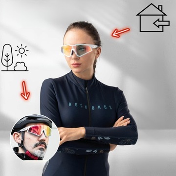 ROCKBROS СПОРТИВНЫЕ ВЕЛОСИПЕДНЫЕ ОЧКИ СОЛНЦЕЗАЩИТНЫЕ ПОЛЯРИЗОВАННЫЕ