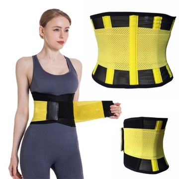 PAS NEOPRENOWY WYSZCZUPLAJĄCY FITNESS ODCHUDZAJĄCY HOT GORSET NA BRZUCH M