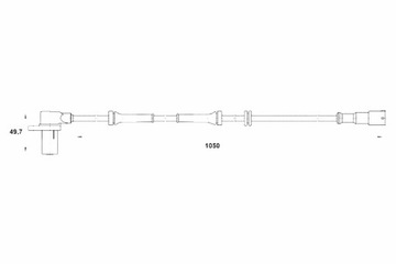 BOSCH SENZOR ABS 0265006414 PŘEDNÍ DAEWOO LEGANZA 97-02