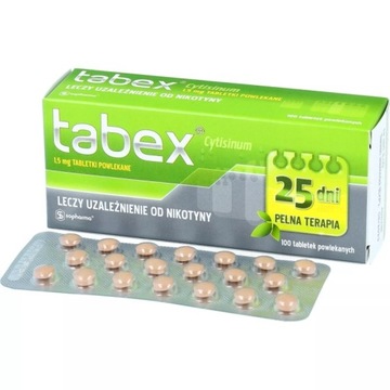 Tabex, 1,5 mg, 100 tabletek