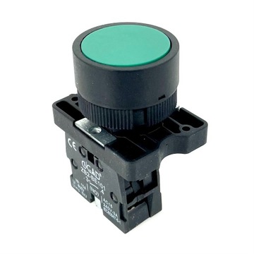 Przycisk zielony start sterowniczy styk NO GB2-EA31 pod otwór 22mm chwilowy