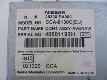 НАВИГАЦИОННЫЙ КОМПАКТНЫЙ ДИСК NAVI 28330BA000 PRIMERA P12