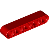 lego technic 1x5 czerwony 32316 4142132 1szt