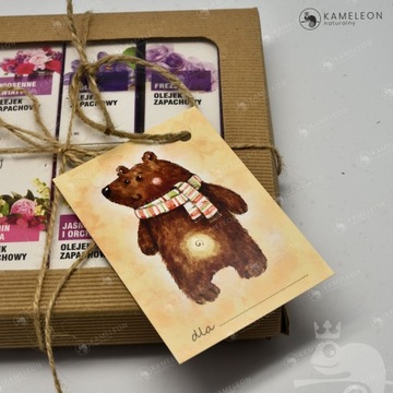 Świąteczny BILECIK DO PREZENTU Karnet MIŚ 20 sztuk