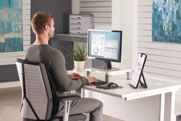 Графитовая подставка для монитора FELLOWES STANDARD