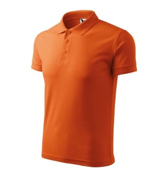 Pique Polo koszulka polo męska pomarańczowy M,2031114