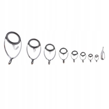 9 . Комплект колец для удилища.Кольца стальные.