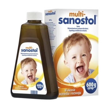 Multi-Sanostol Płyn 600g witaminy dla dzieci