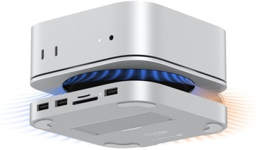 MC60H M.2 NVMe SATA Hub Док-станция Mac Mini M4 10 Гбит/с HDMI 4K USB C