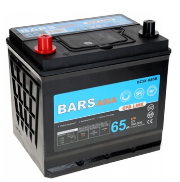 Akumulator Bars EFB 65Ah/700A D23 Q85R Japan Start&Stop +L