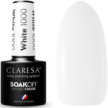 Claresa Lakier Hybrydowy White 1000 5ml